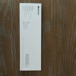 Apple Watch Packaging in White